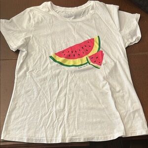 Kate Spade Watermelon Slice Graphic T-Shirt, Size L NWOT